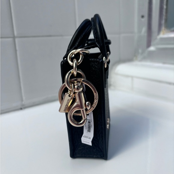 NWT Coach North South Mini Tote Bag charm/Key Chain - Picture 4 of 7
